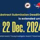 Abstract submission deadline has been extended until Dec. 22 !!